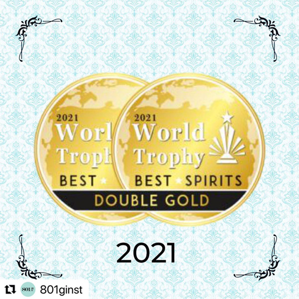 801 Gin Street gana doble Medalla de Oro 2021